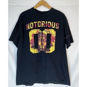 Men's Size XL Brooklyn Mint Notorious 00 Biggie Smalls Black T-Shirt
